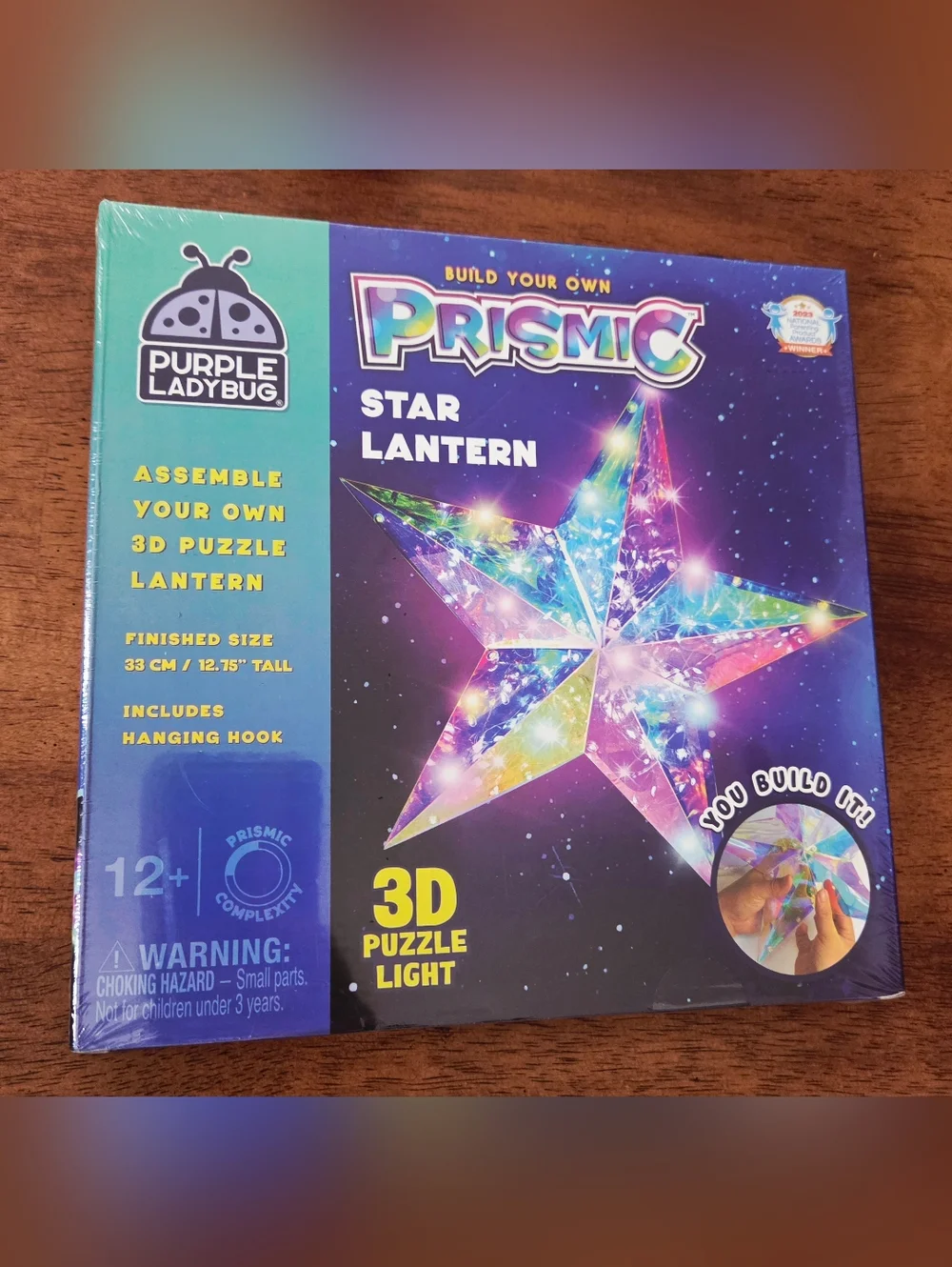 PURPLE LADYBUG Prismic Star Lantern Craft Kit - Room Light Decoration, Gifts